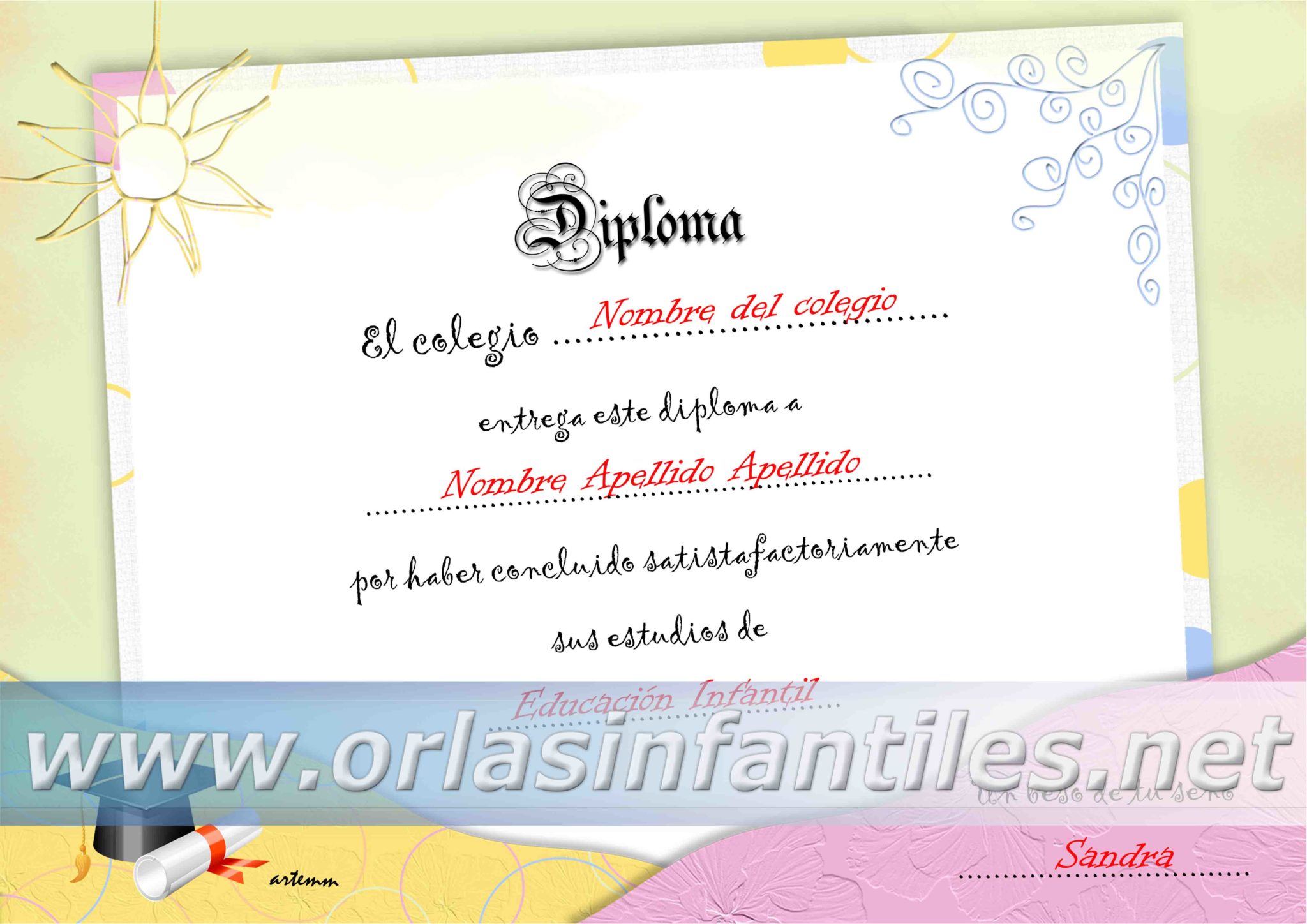 DIPLOMA SOL Y ARENA