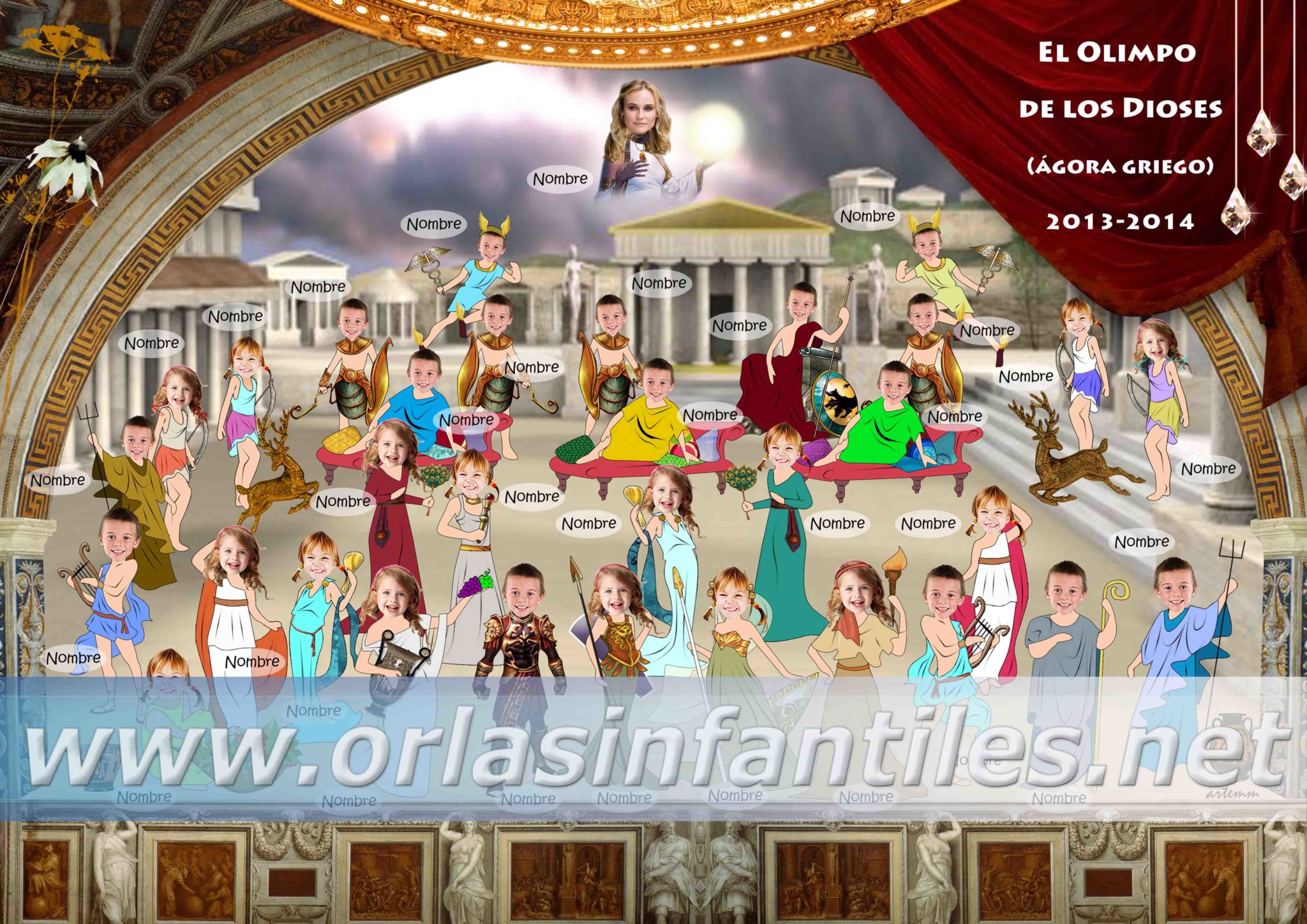 ORLA EL OLIMPO DE LOS DIOSES