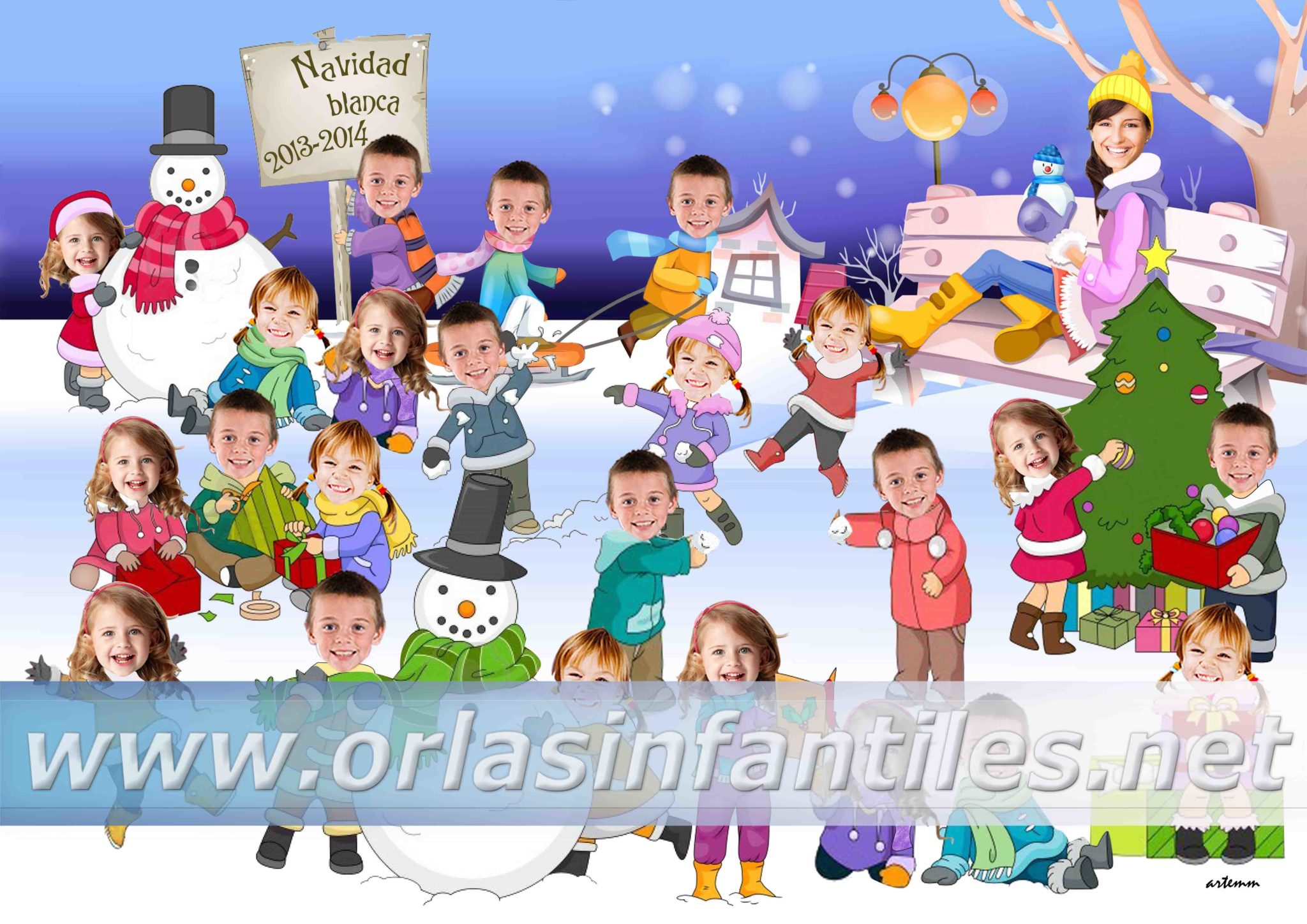 ORLA NAVIDAD BLANCA